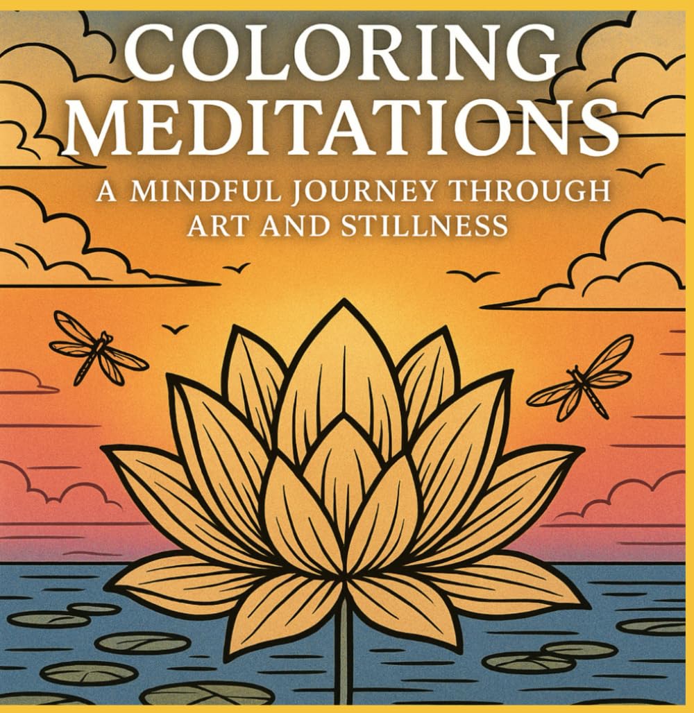 Coloring Meditations: a mindful journey through art and stillness