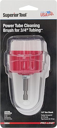 Miniatura 2 de Superior Tool 18934 Cepillo de limpieza de tubos de alimentación de 3/4 pulgadas (paquete de 2)
