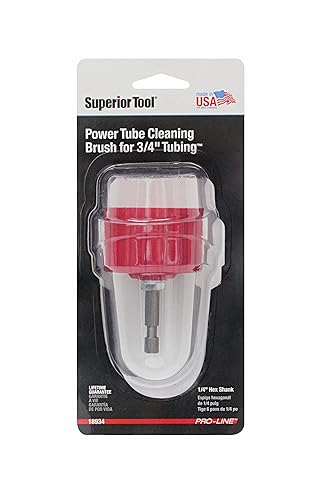 Miniatura 2 de Superior Tool 18934 Cepillo de limpieza de tubos de alimentación de 34 pulgadas (paquete de 2)