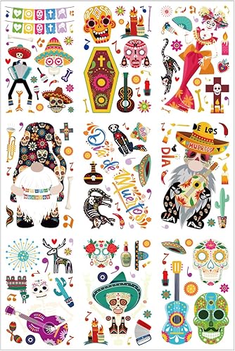 Miniatura 2 de Adhesivos de Halloween para ventana de niños, decoración de guitarra, decoración de pared, decoración de guitarra, decoración de pared, decoración