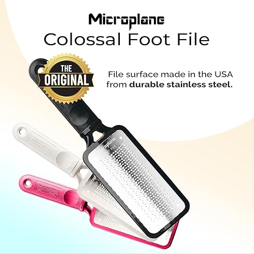 Vista 19 de Escofina para pedicura Microplane, tamaño gigante, Blanco