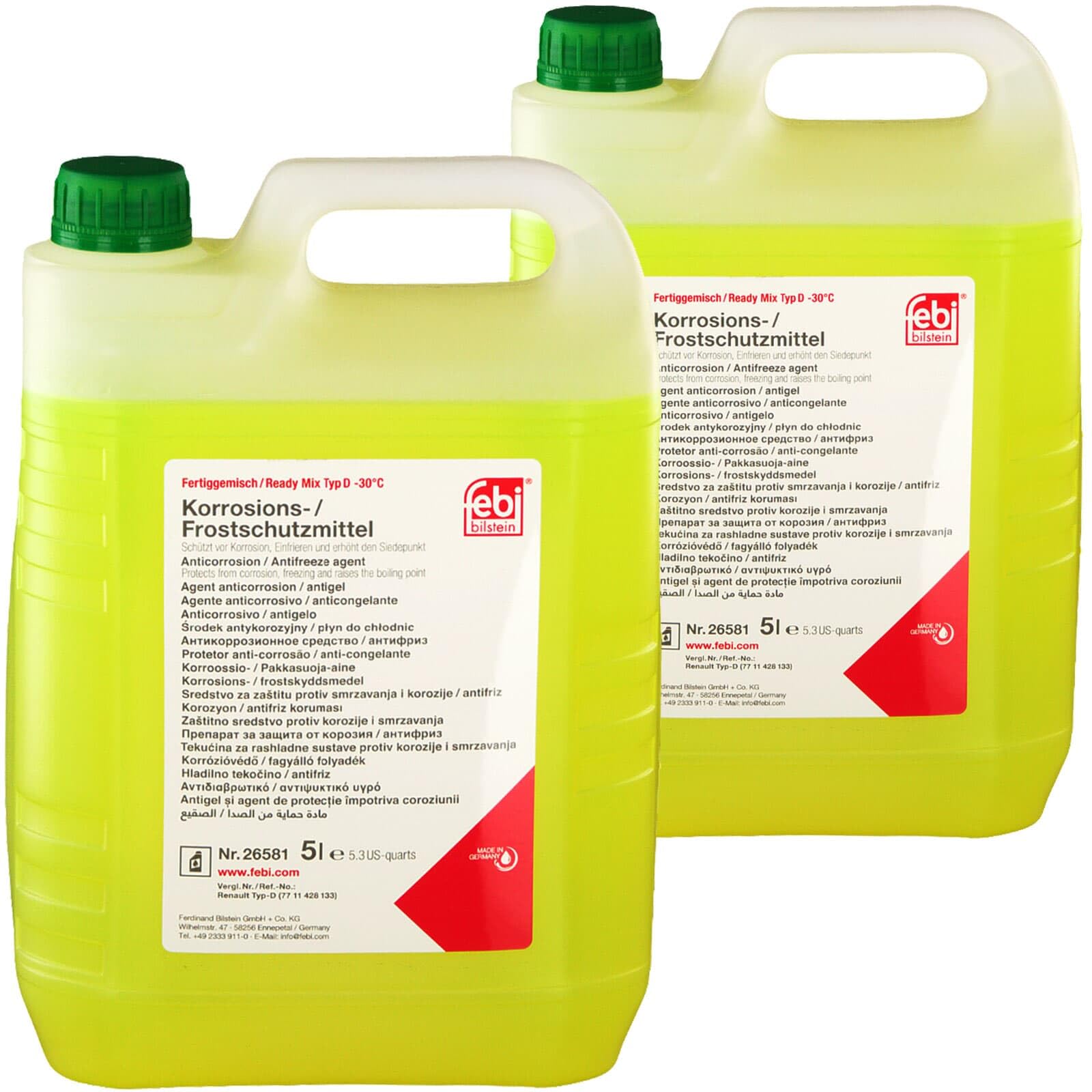 Febi Bilstein 2x 26581 Frostschutz (10 L)