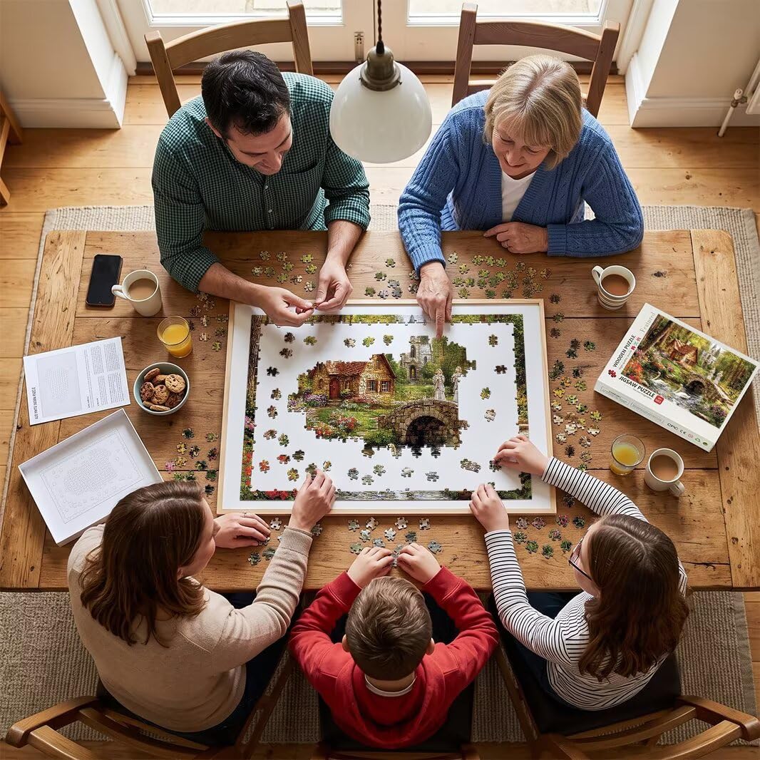 Puzzle 1500 Pezzi, Puzzle Foresta per Adulti, 87x57cm, Compact Box -4462