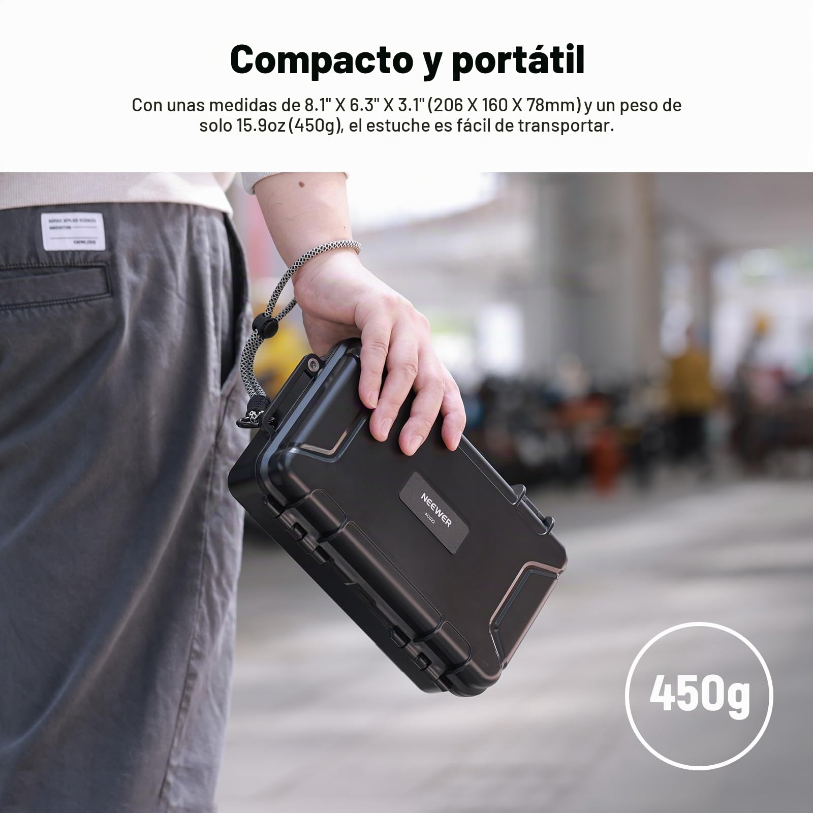 NEEWER Estuche Transporte para Pocket 3, Compatible con dji Osmo Pocket 3 Gimbal Cámara & Asa & Creator Combo Accesorio Filtro