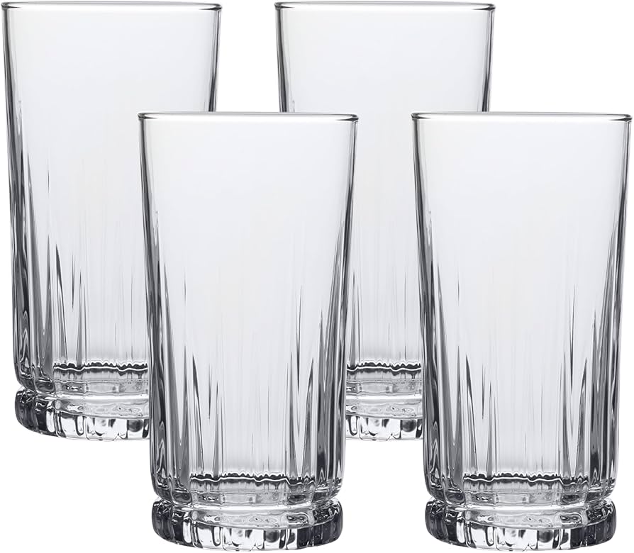 Amazon.com | Anchor Hocking Aniston Drinking Glasses (4-Pieces, 15