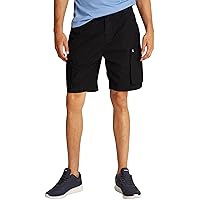 Calvin Klein Uomo Pantaloncini Cargo Washed con Elastico, Nero (CK Black)