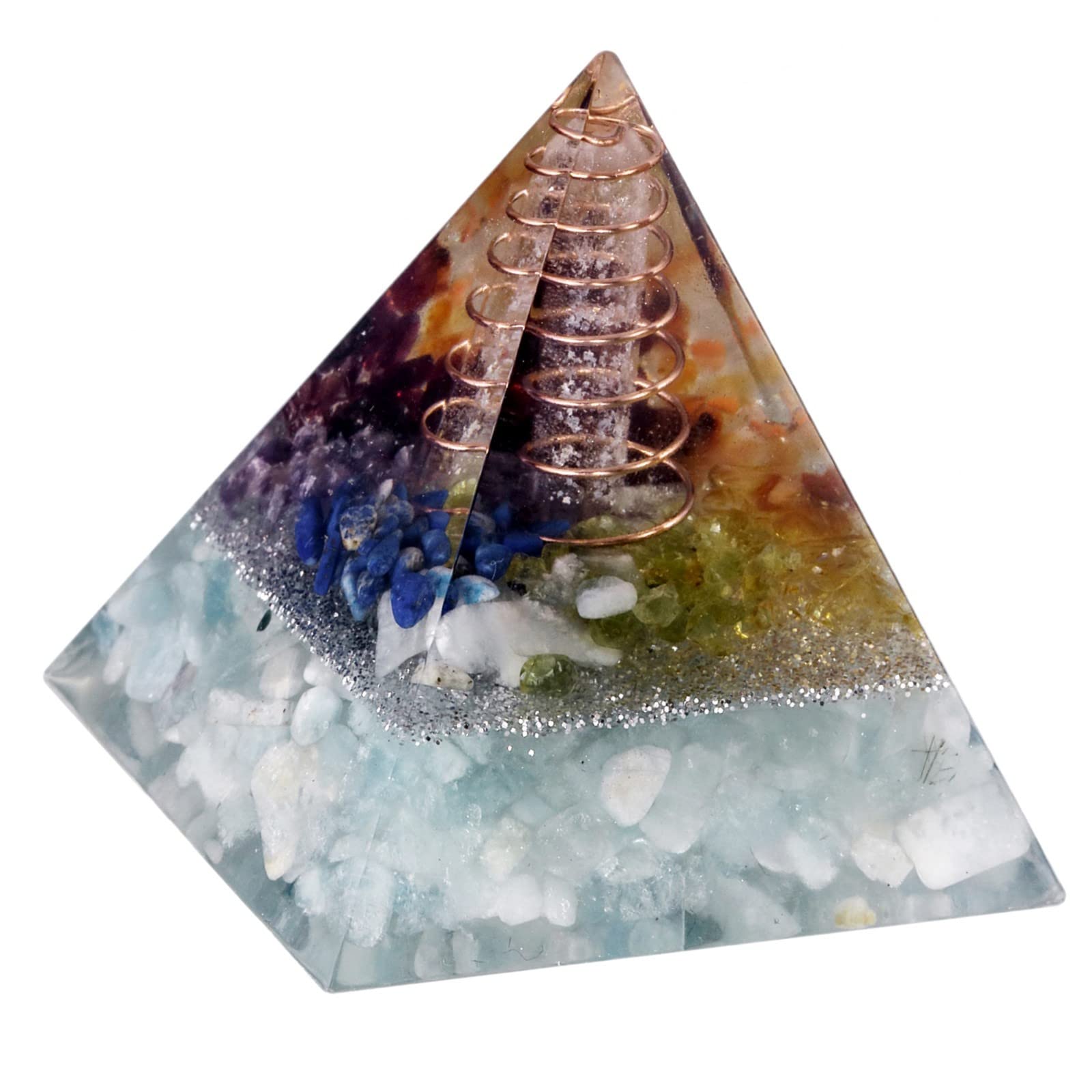 Pyramides avec Baguette en Cristal de Roche KYEYGWO, le cadeau spirituel et bien-être idéal
