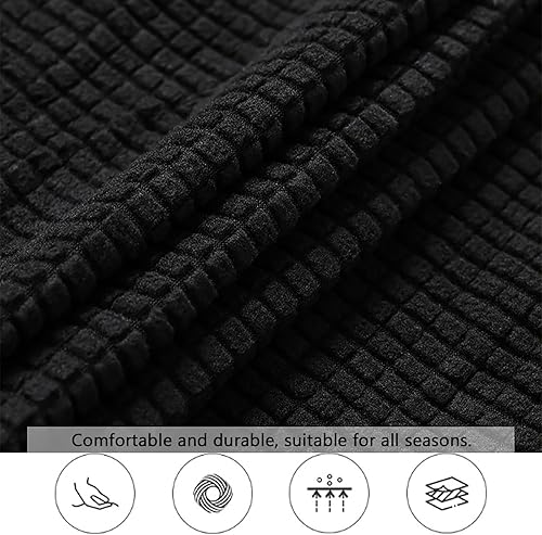 Miniatura 2 de Fundas elásticas para sofá reclinable de 1 asiento, funda elástica antideslizante para sillón de sofá, funda de elastano para sofá reclinable,