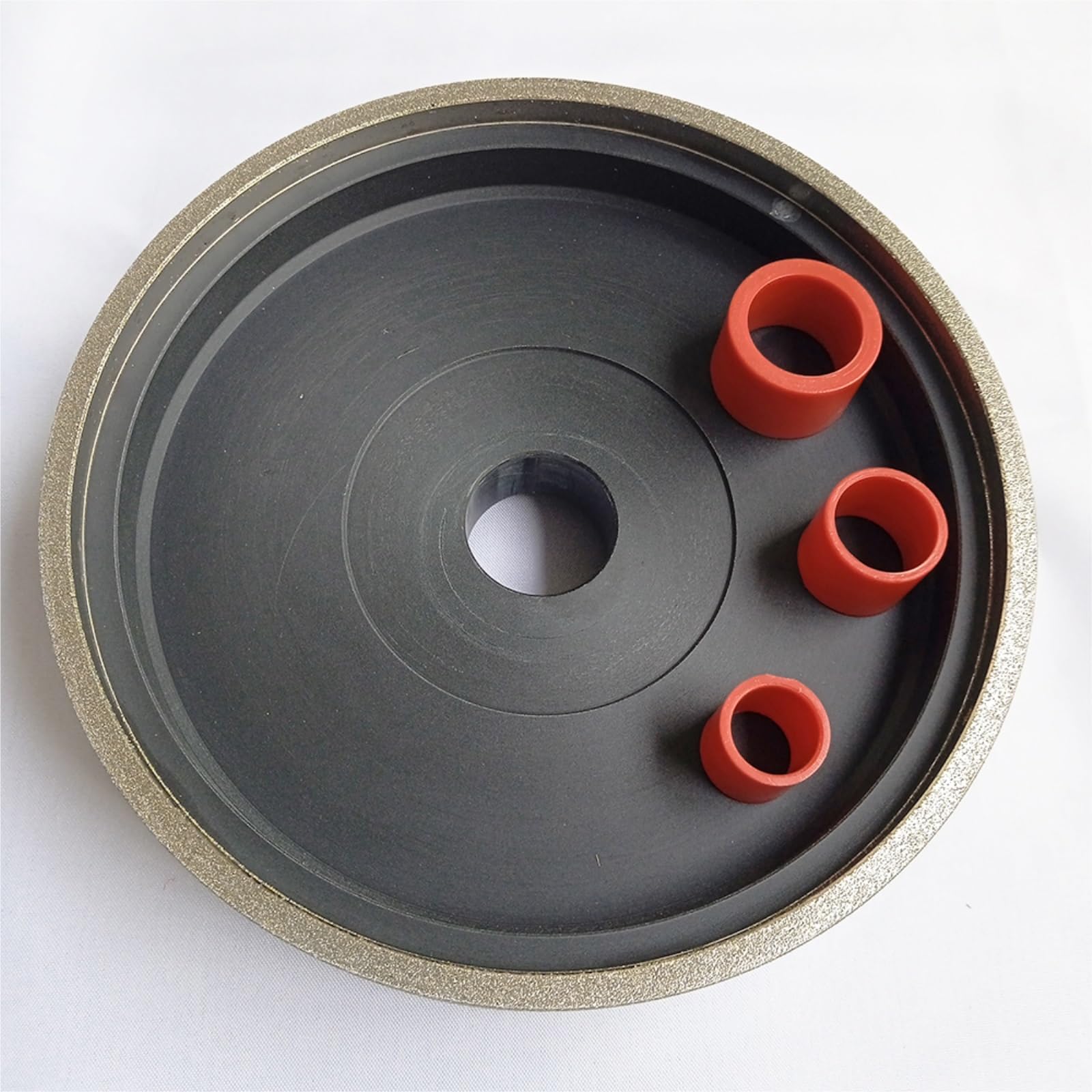 Ściernica, 1 szt. Powlekana galwanicznie tarcza do szlifowania diamentowego akcesoria średnica tarczy 100mm 150mm200mm polerowania stali(Grit 80,D200 H25.4 W38)