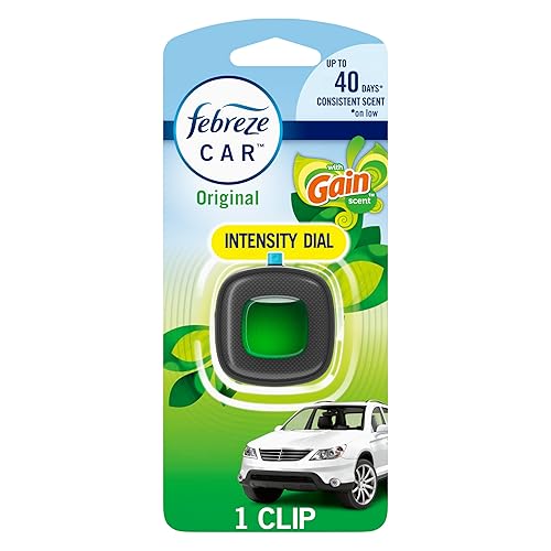 Car Air Freshener, Car Vent Clip and Odor Fighter, Gain