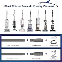 Vista 2 de Kit limpiador de ventilación para secadora Sealegend Compatible con accesorio de aspiradora Shark, removedor de pelusa para ventilación de secadora