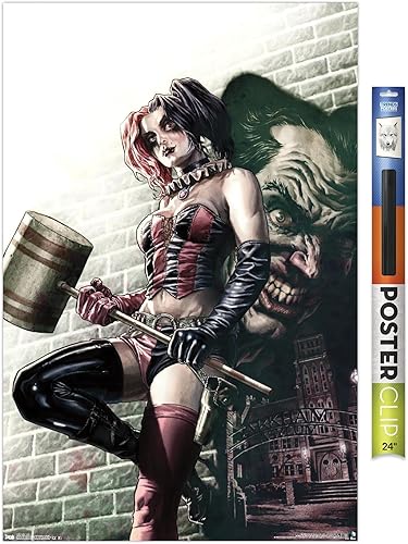Miniatura 87 de Trends International DC Comics - Póster de pared de Harley Quinn, 22.375 x 34 pulgadas, versión premium sin marco