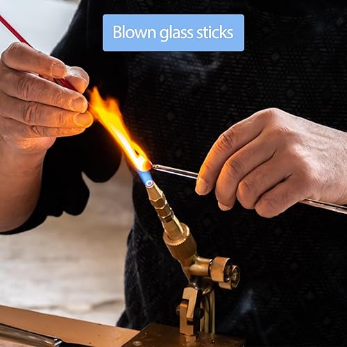 Miniatura 6 de Paquete de 15 varillas de agitación de vidrio diámetro de 0.196 pulgadas de largo, 8 pulgadas de diámetro, varillas de agitación de vidrio de