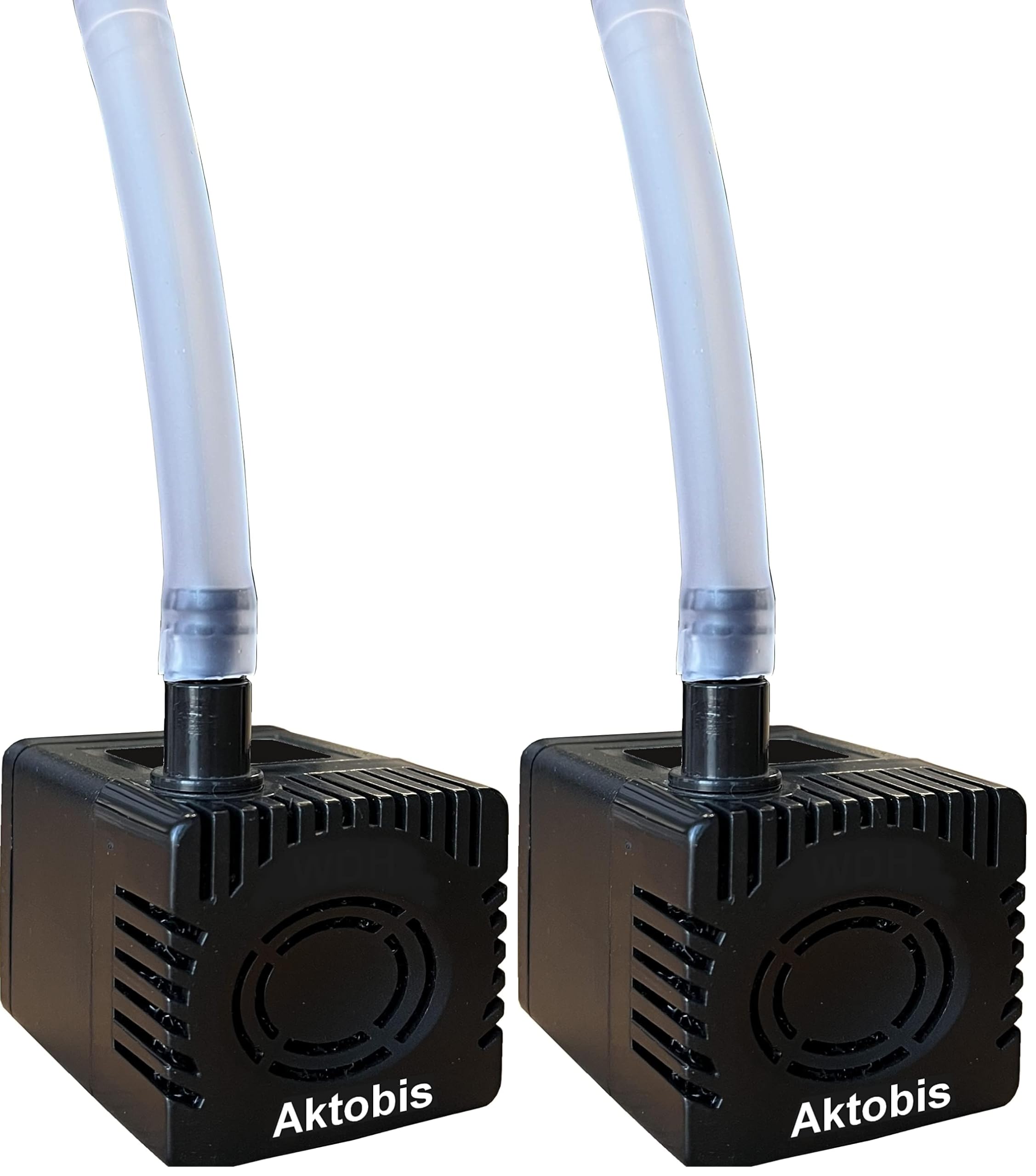 Aktobis WDH-KP40 Kondensatpumpe/Tauchpumpe automatisch mit Wassersensor, 450 L/h, 3 m Förderhöhe, Mini Wasserpumpe für Luftentfeuchter, Bautrockner, Keller (Packung mit 2)