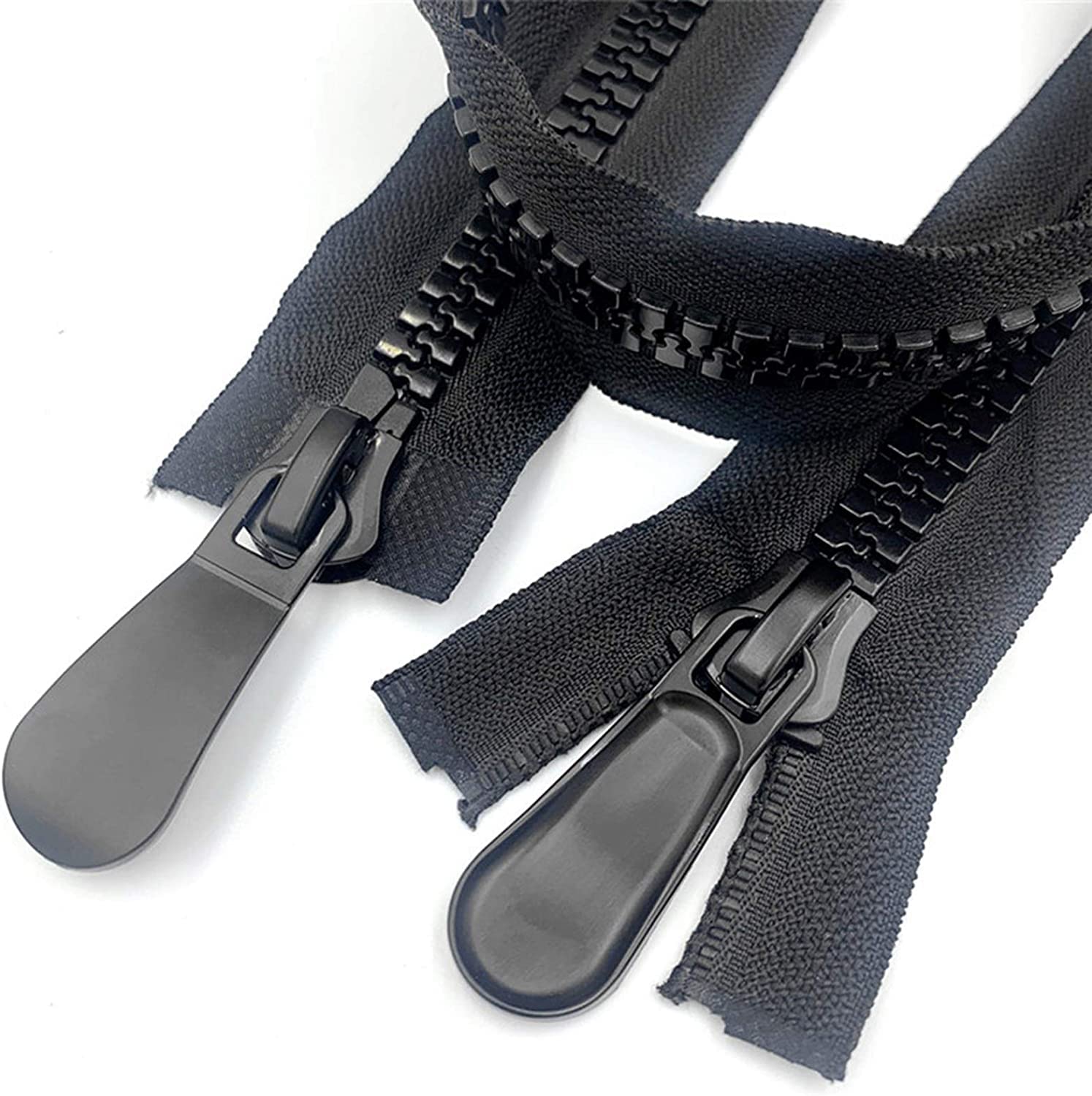 cerniere, cerniera di ricambio two way zip，zip for jacket，Open zipperOpen-Ended Zip Fasteners,Coil Zippers,Invisible Zippers, Army Green 5# Open-end Auto Lock Metal Zipper， Use for Clothes Shoes Pocke