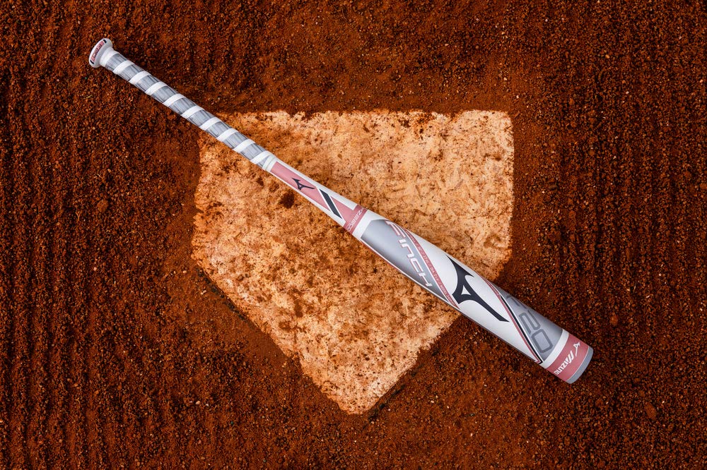 Mizuno Mazza da softball F20-FINCH da ragazza, bianco/oro rosa