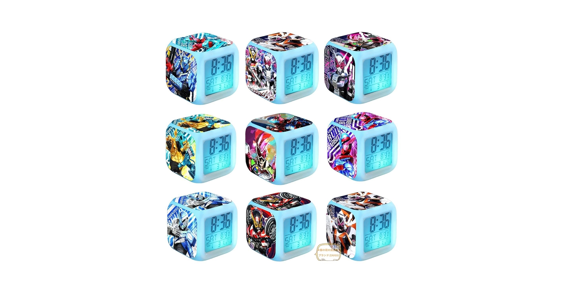 Amazon.co.jp: 仮面ライダー 目覚まし時計 置き時計 電王 歴代