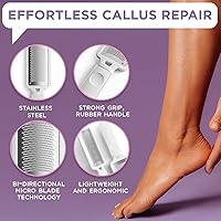 Vista 4 de Lee Beauty - Removedor de callos de gel profesional de 8 onzas para pies, fórmula original de acción rápida y kit de lima de raspado, extra fuerte