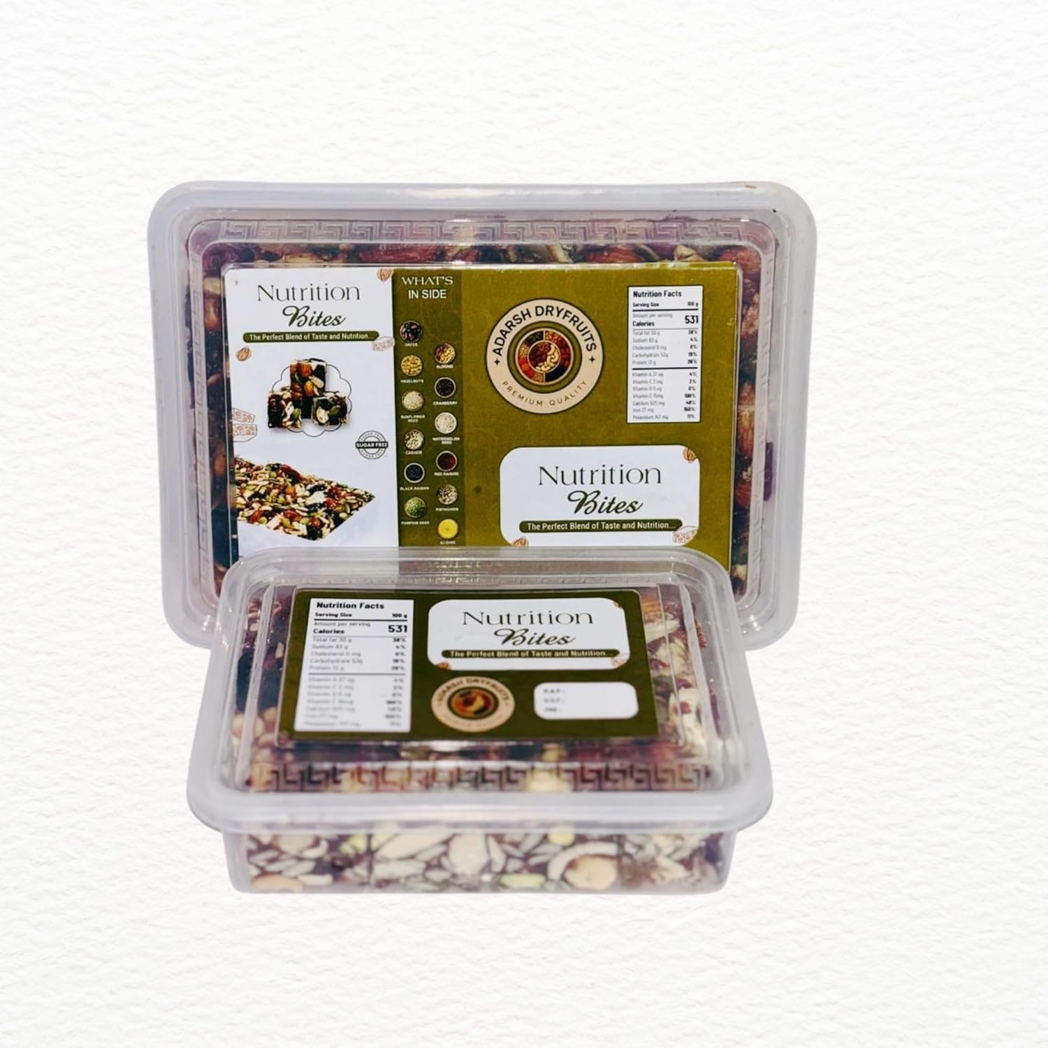 Adarsh Dryfruits Nutrition Bites 250g Pack of 2 | Premium Dry Fruits Mix with Dates, Almonds, Hazelnuts, Cranberries & Seeds | No Added Sugar Healthy Snack | Energy Booster | Rich in Protein & Fiber-image-17