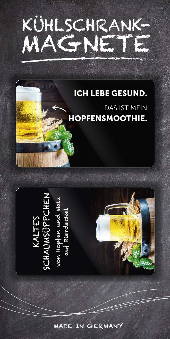 Magneti Da Frigo Divertenti LANOLU Con Frasi Simpatiche – 8x5,5 Cm, Design Retrò Da Berlino