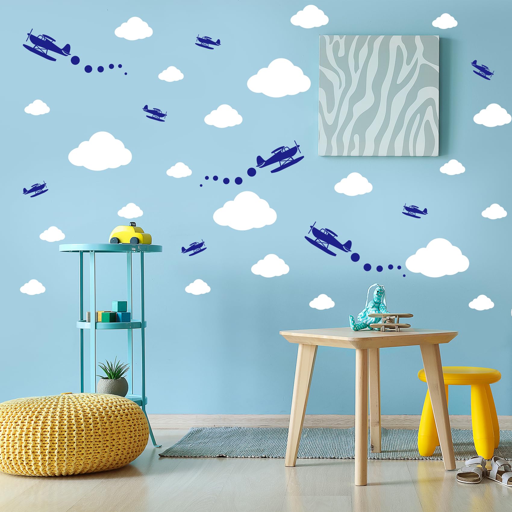 Quanyuchang Big Airplane Wall Stickers Aircraft Plane Wall Decals - Image 3