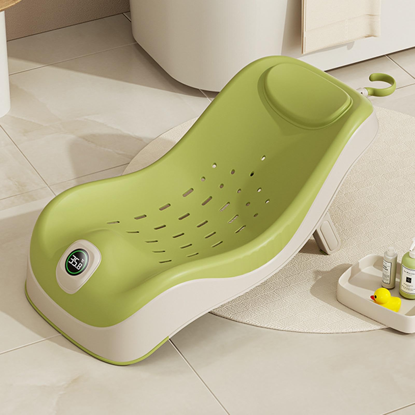 Asiento de baño para niños pequeños, Soporte de baño para niños Estación de | Estación de lavado de cabello con soporte de baño , diseño de ergonómico, asiento de bañera i