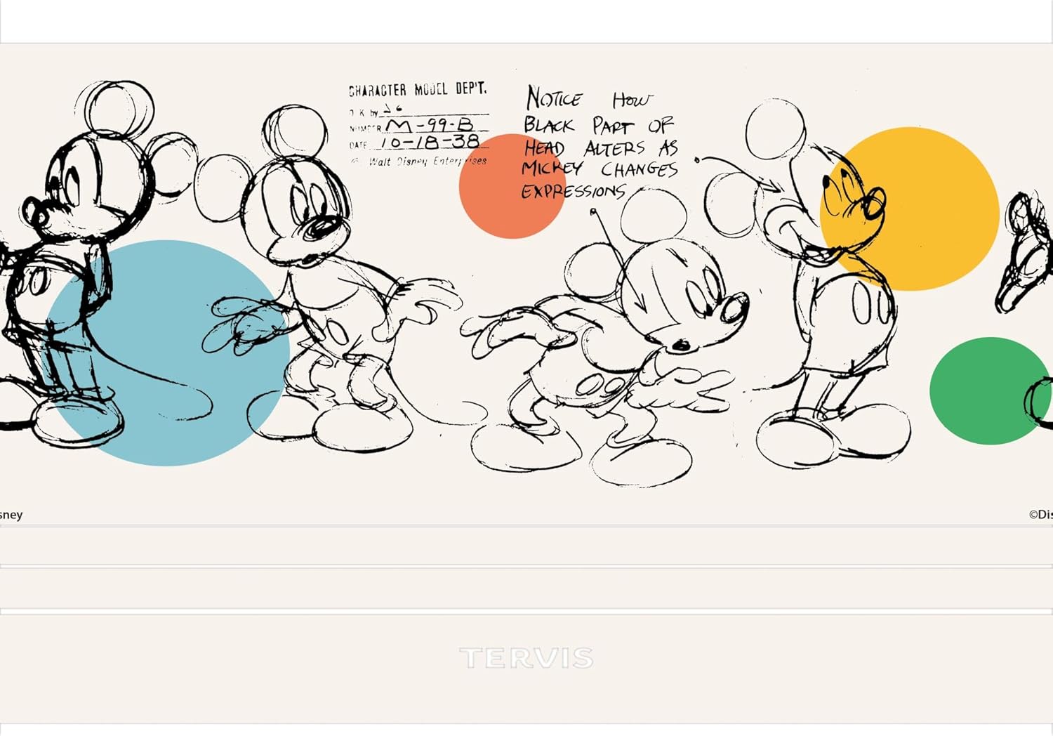 Tervis Traveler Disney Mickey Mouse Melody Triple Walled Insulated Tumbler Travel Cup Keeps Drinks Cold & Hot, 30oz - with Straw Lid, Stainless Steel - Image 2