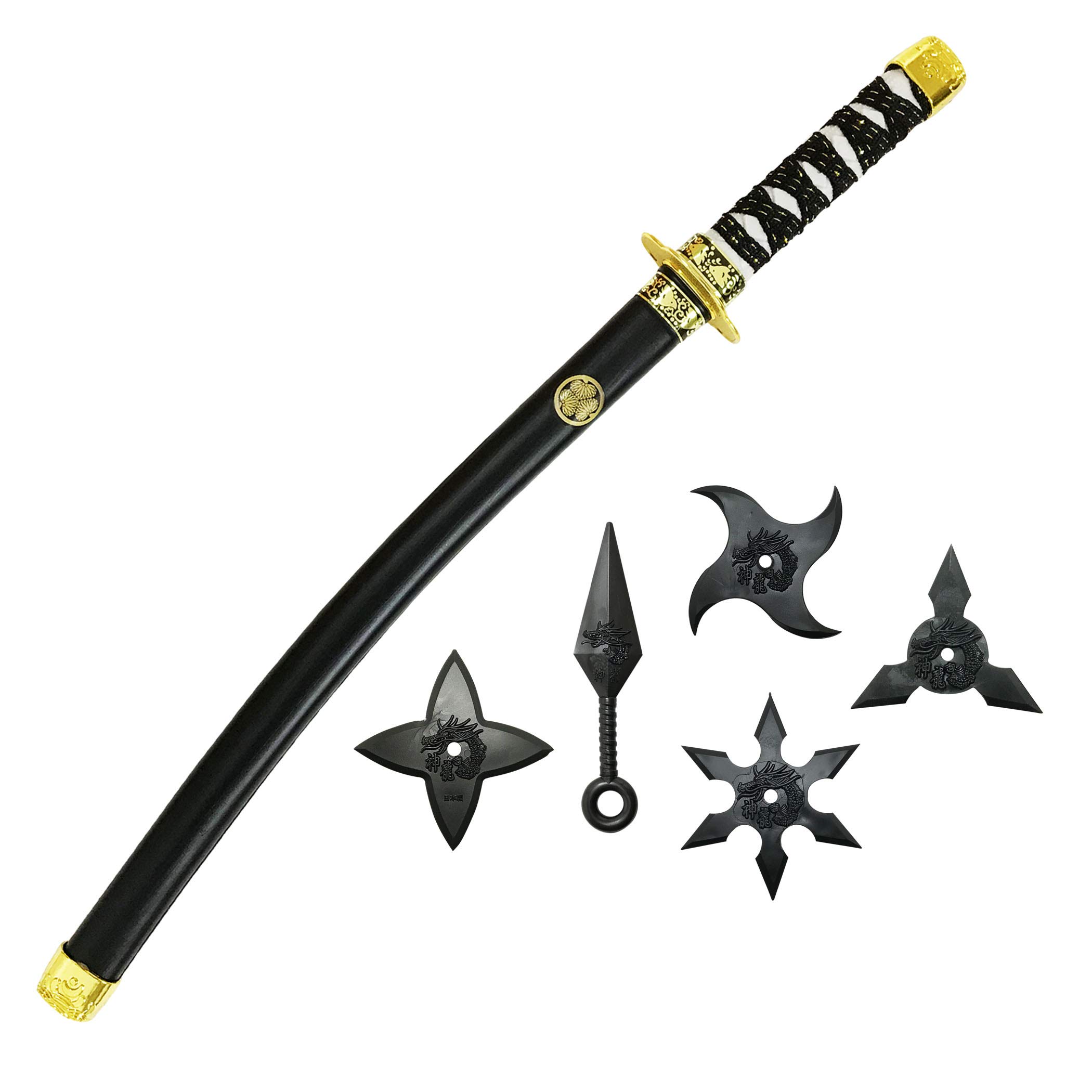 Amazon.co.jp: 日本刀 侍 忍者 ニンジャ 手裏剣 苦無 おもちゃ 