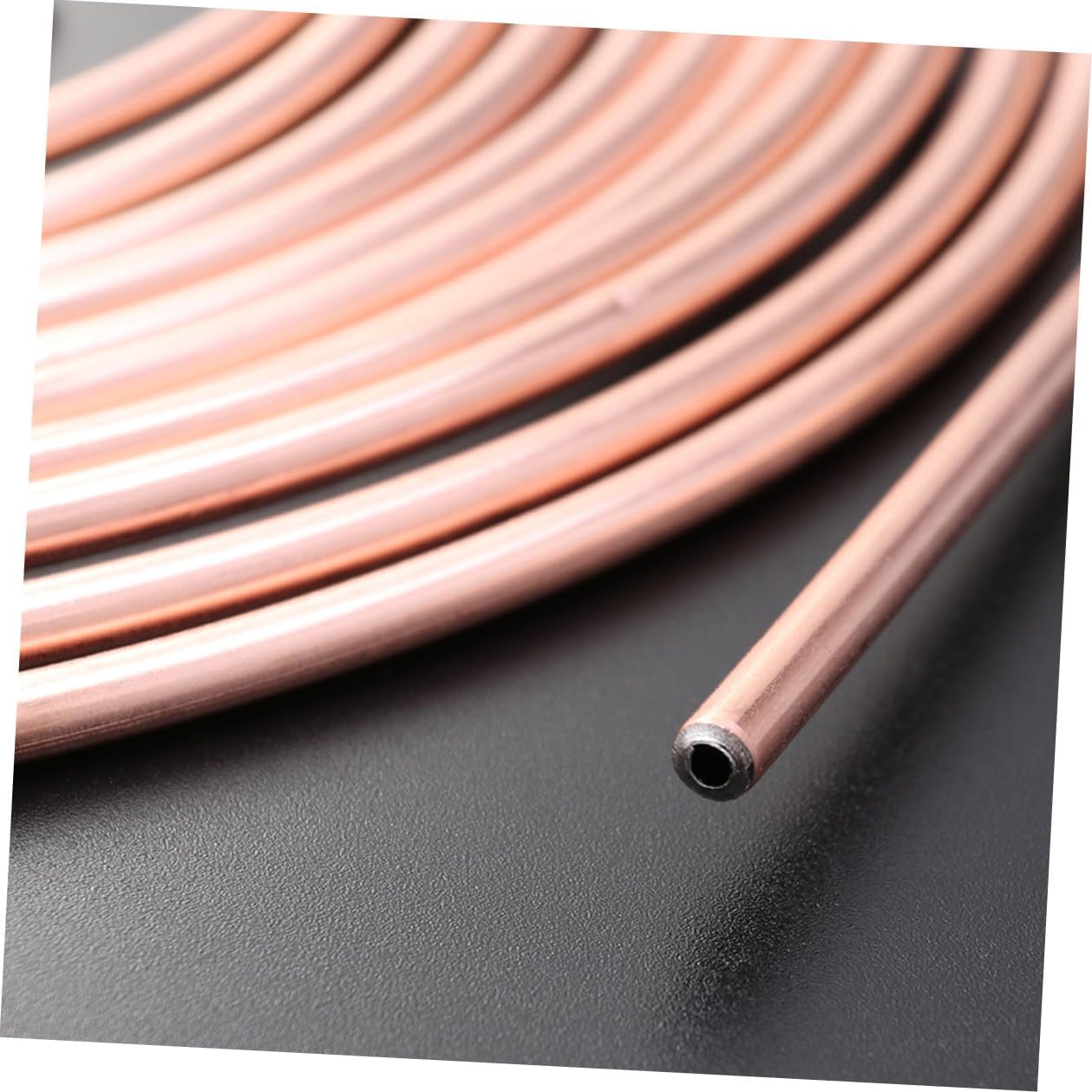 BETOOKY Copper-plated Auto Brake Tube Coil 10m Non-magnetic Brake Line Tubing for Vehicle Car Replacement Part