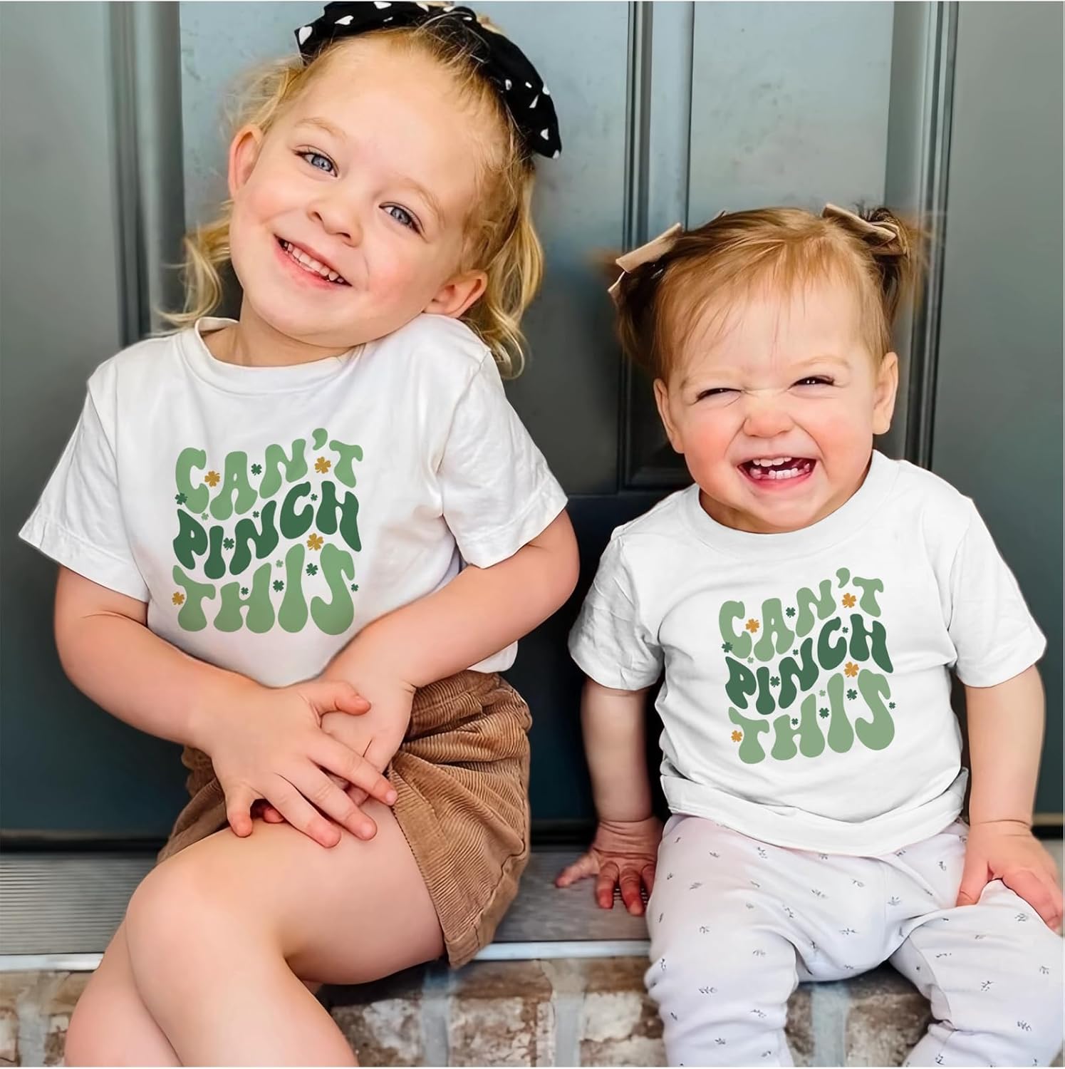 Toddler Baby Can't Pinch This T-Shirts St Patrick's Day Clover Graphic Shirts Cute Summer Short Sleeve Clothes - Image 4