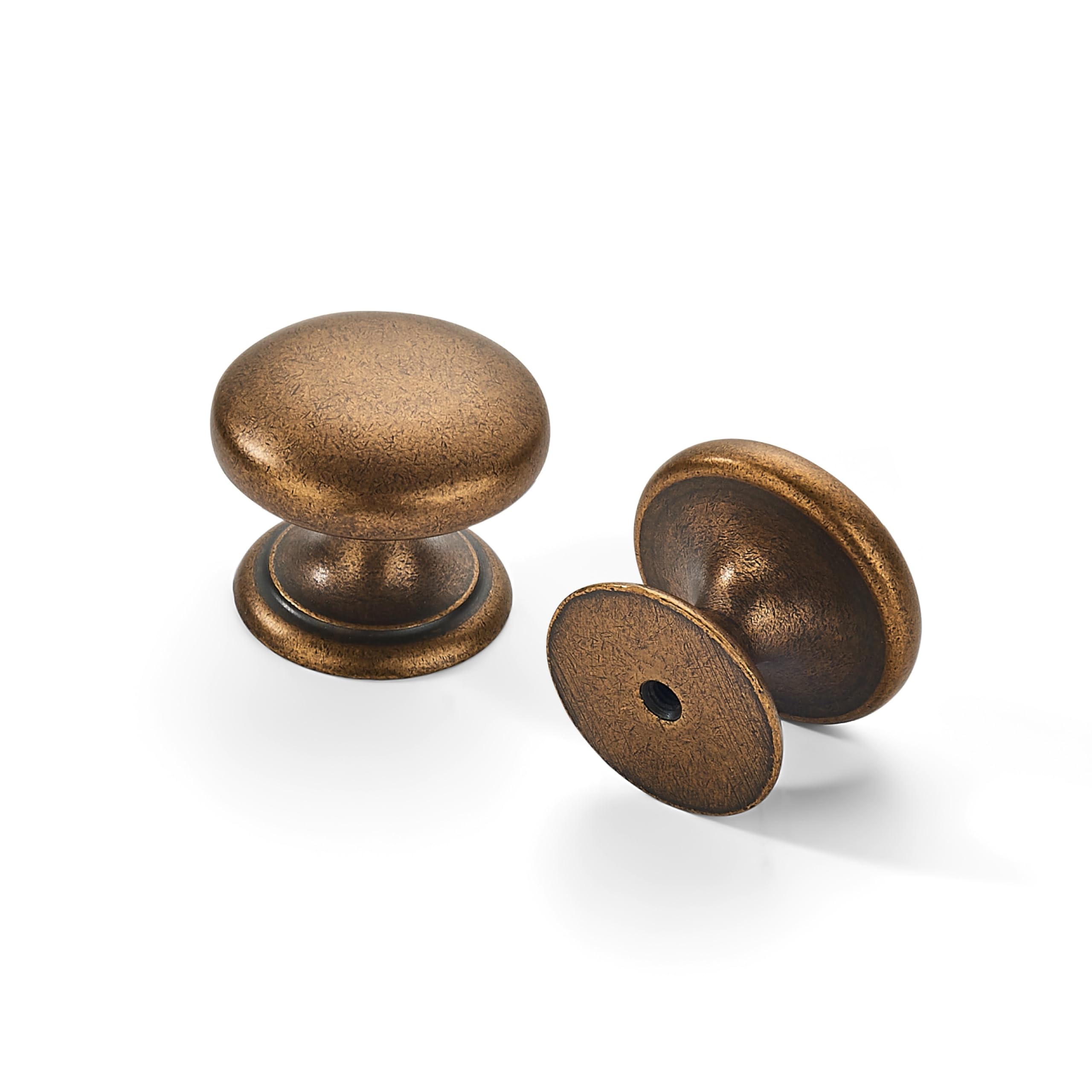 antique brass 1-1/2 in (38mm) cabinet knobs product photo
