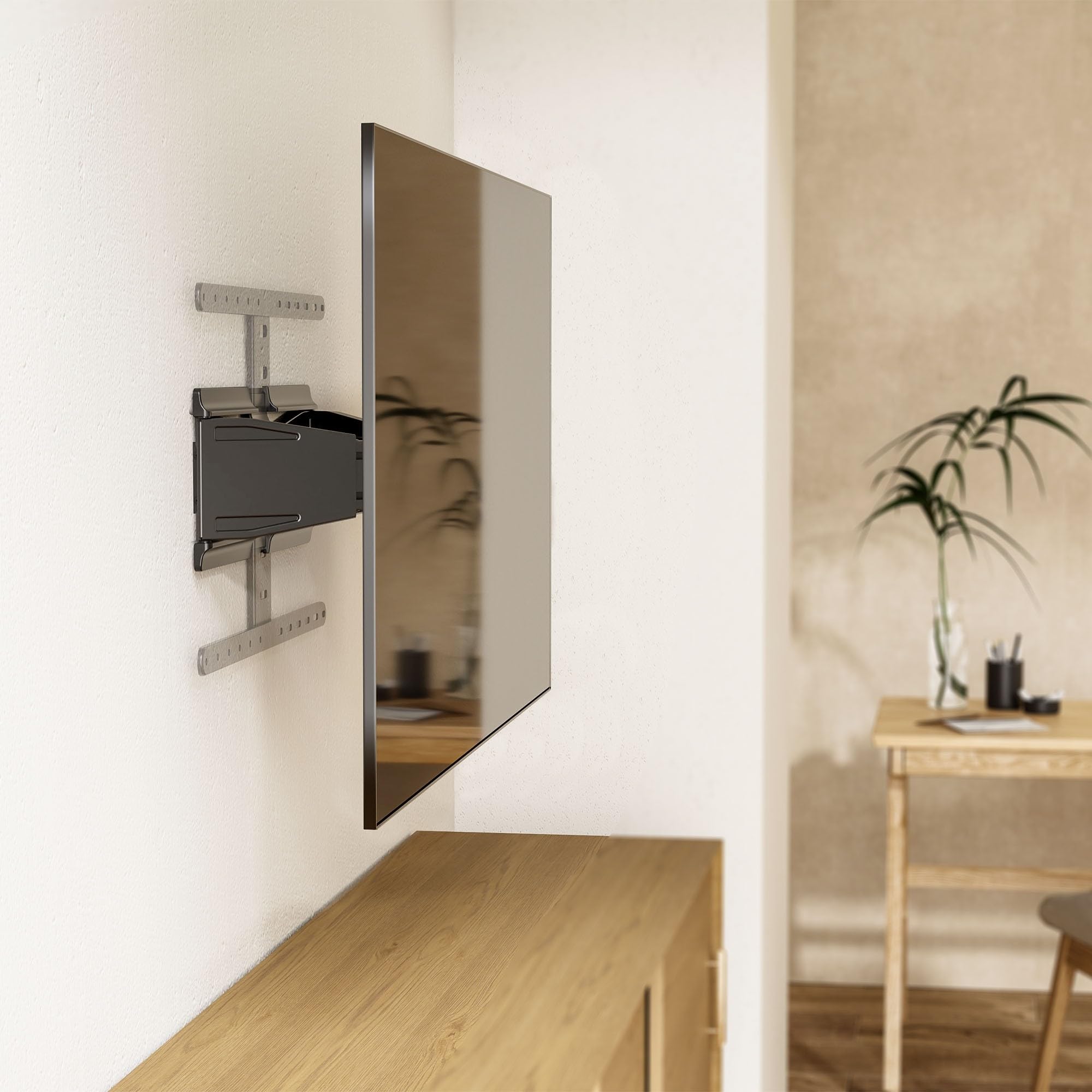 Kruger&Matz Soporte de Pared Universal Ultra Delgado 43"-90" Ajustable Vertical y Horizontal KM1308