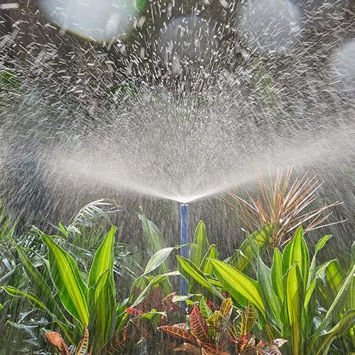 Yulaiyoen 10 Pcs Garden Irrigation Misting Nozzles 1/2" Adjustable Garden Lawn Watering 360° Misting Sprinkler Heads Micro Irrigation Sprayer For Garden Irrigation System #TOP3