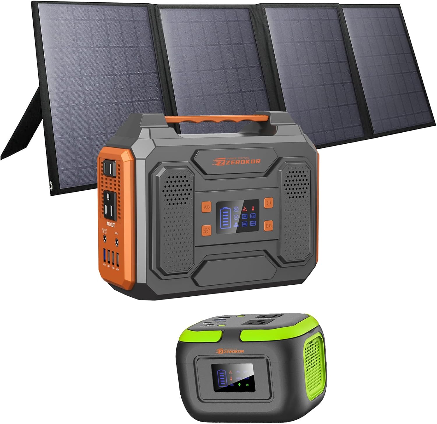 71qRNGqbS5L._AC_SL1500_ 300W Portable Solar Power Station Generator with AC Outlet