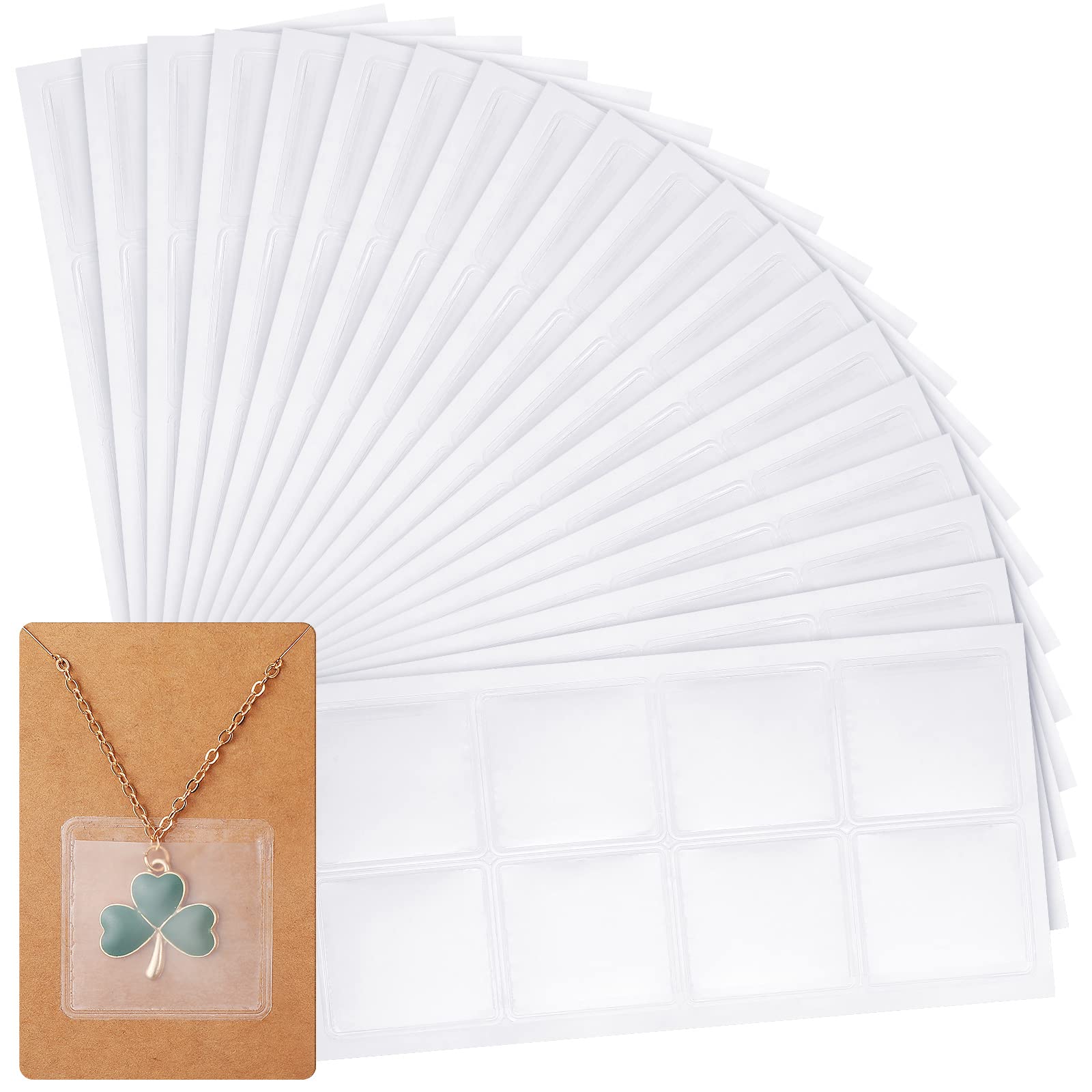 Pochettes adhésives pour bijoux avec fermeture rapide pour sécuriser vos colliers