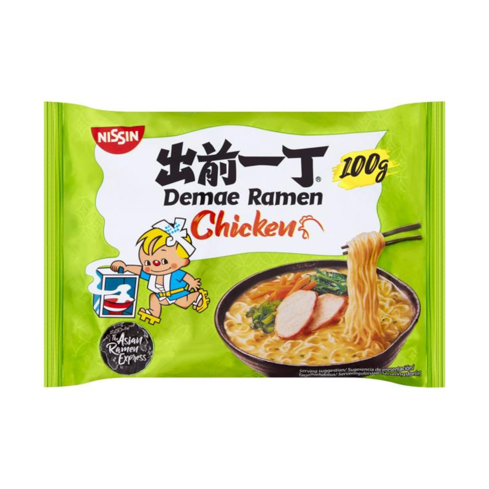 Universal Product SolutionsNissin Chicken Demae Ramen Instant Noodles 10x100g,100 g (Pack of 10)