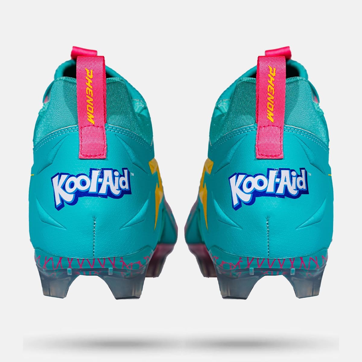 Phenom Elite Kool-Aid “Sharkleberry Fin” Football Cleats – Quantum Speed | Teal Limited Edition | Lightweight Speed Performance Cleats for Men’s & Kids