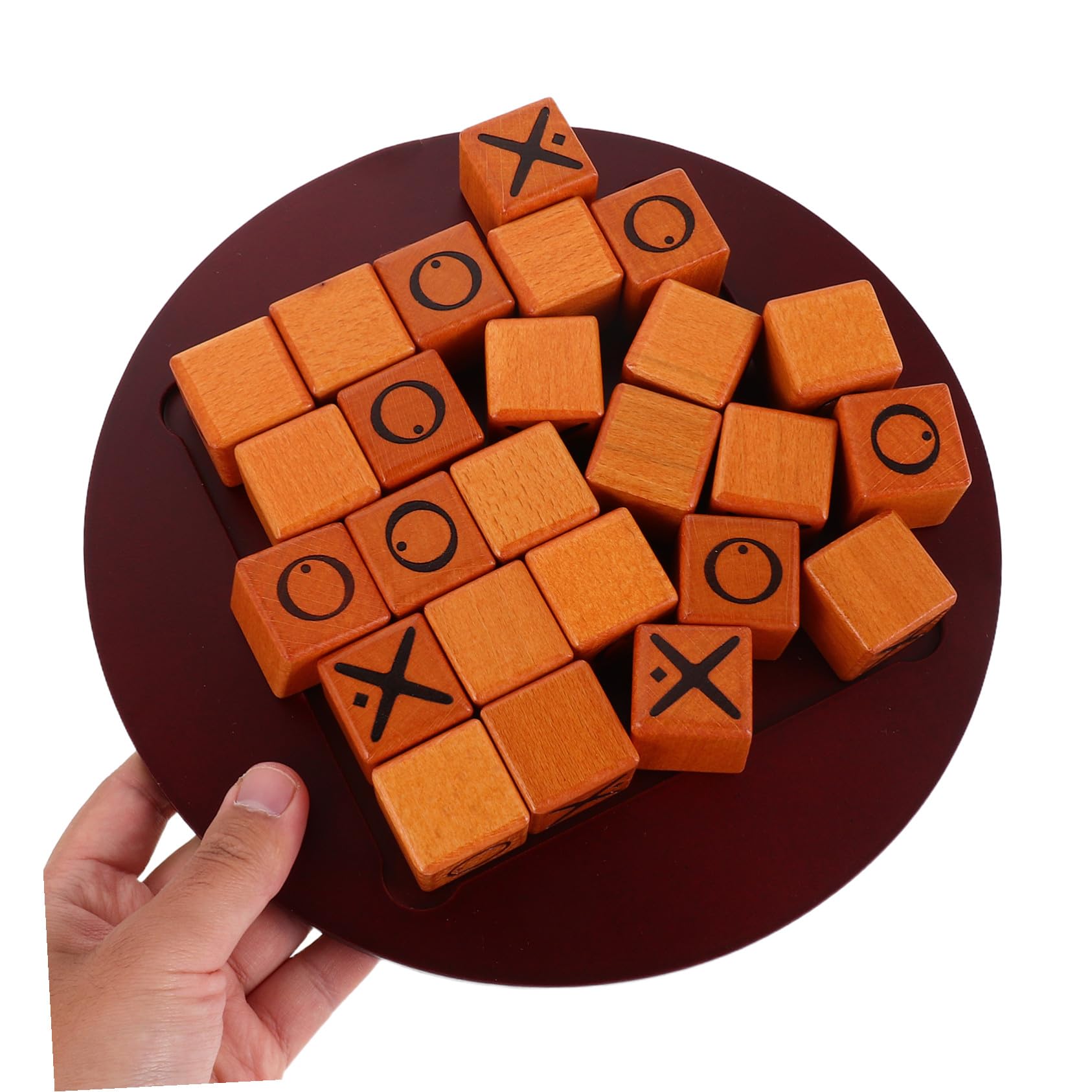 Jeu de Stratégie Bois Push Ox Jeu de Réflexion Familial pour Extérieur Portable et Éducatif pour Garçon Fille et Soirées Plein Air