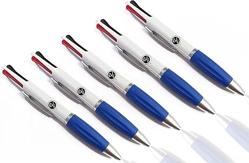 Juego de bolígrafos médicos de 4 colores, paquete de 5, ideal para enfermeras y profesionales médicos