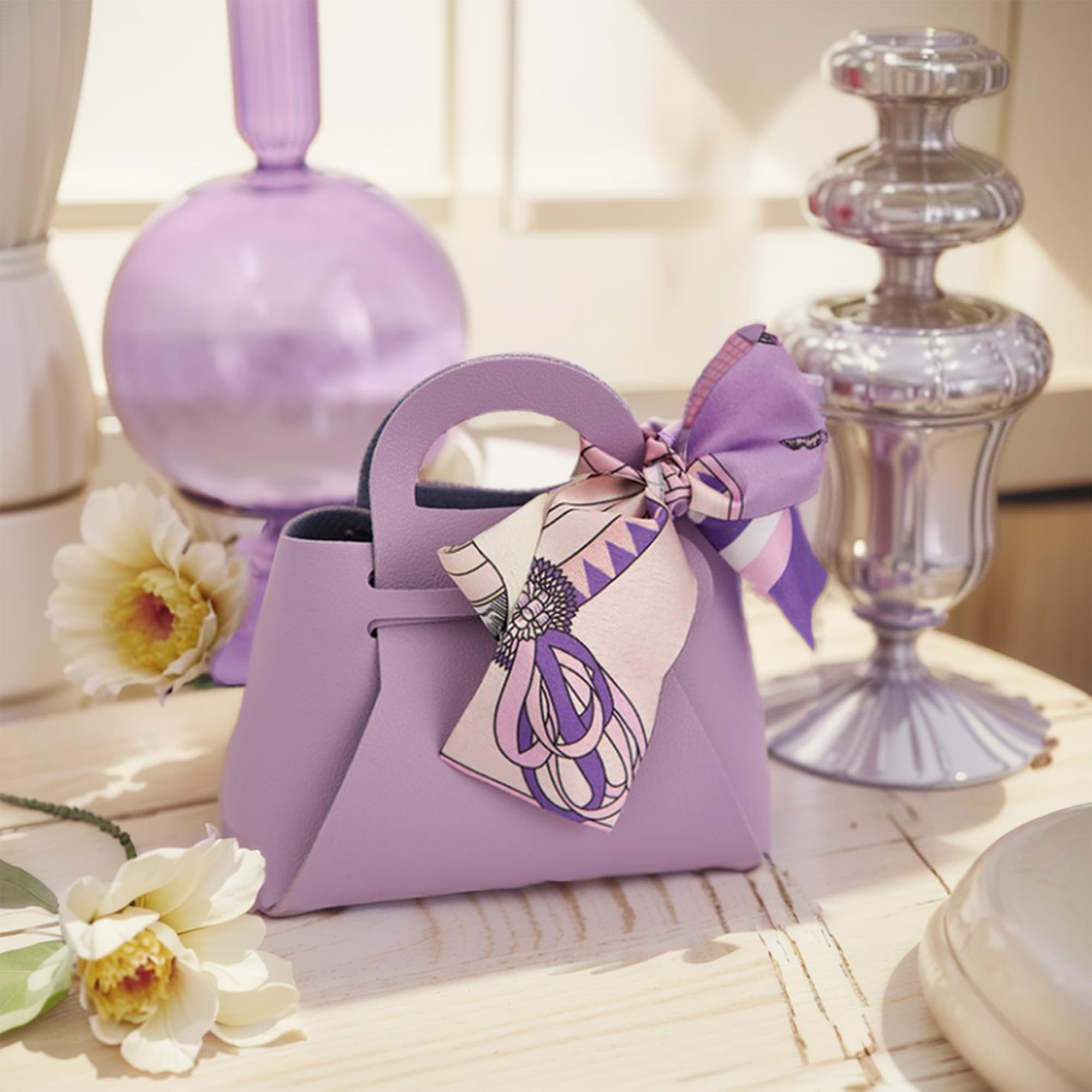 qczoyp Sacchetti regalo in pelle con manici: 10 sacchetti per bomboniere con nastro, mini sacchetti regalo riutilizzabili per bomboniere, compleanni, baby shower, matrimoni, bomboniere, regali per le