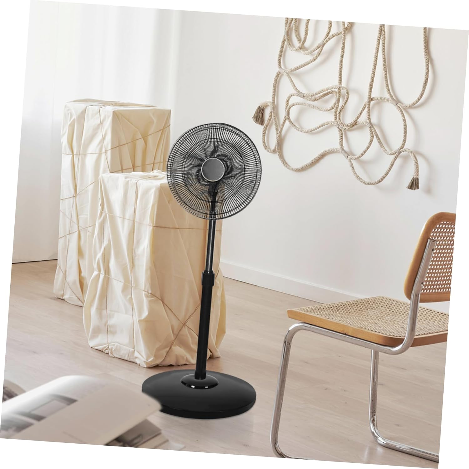 KICHOUSE Pedestal Fan Base Chassis Round Base for Indoor Floor Fans Easy to Install and Clean Sturdy Heavy-duty Support for Safe Use Homes and Offices
