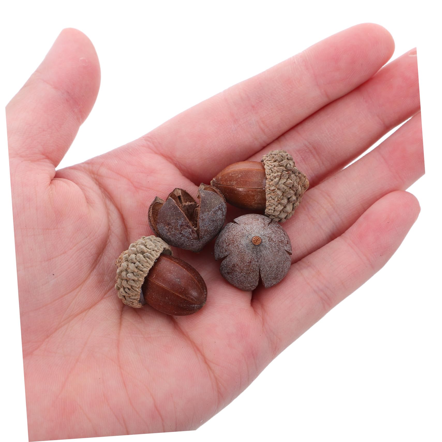 Gatuida Piñas Decorativas Naturales Tallo Mini Piñas para Manualidades para Decoración de Otoño Adornos Navideños para Rellenar Jarrones Centro de Mesa para Eventos de Temporada