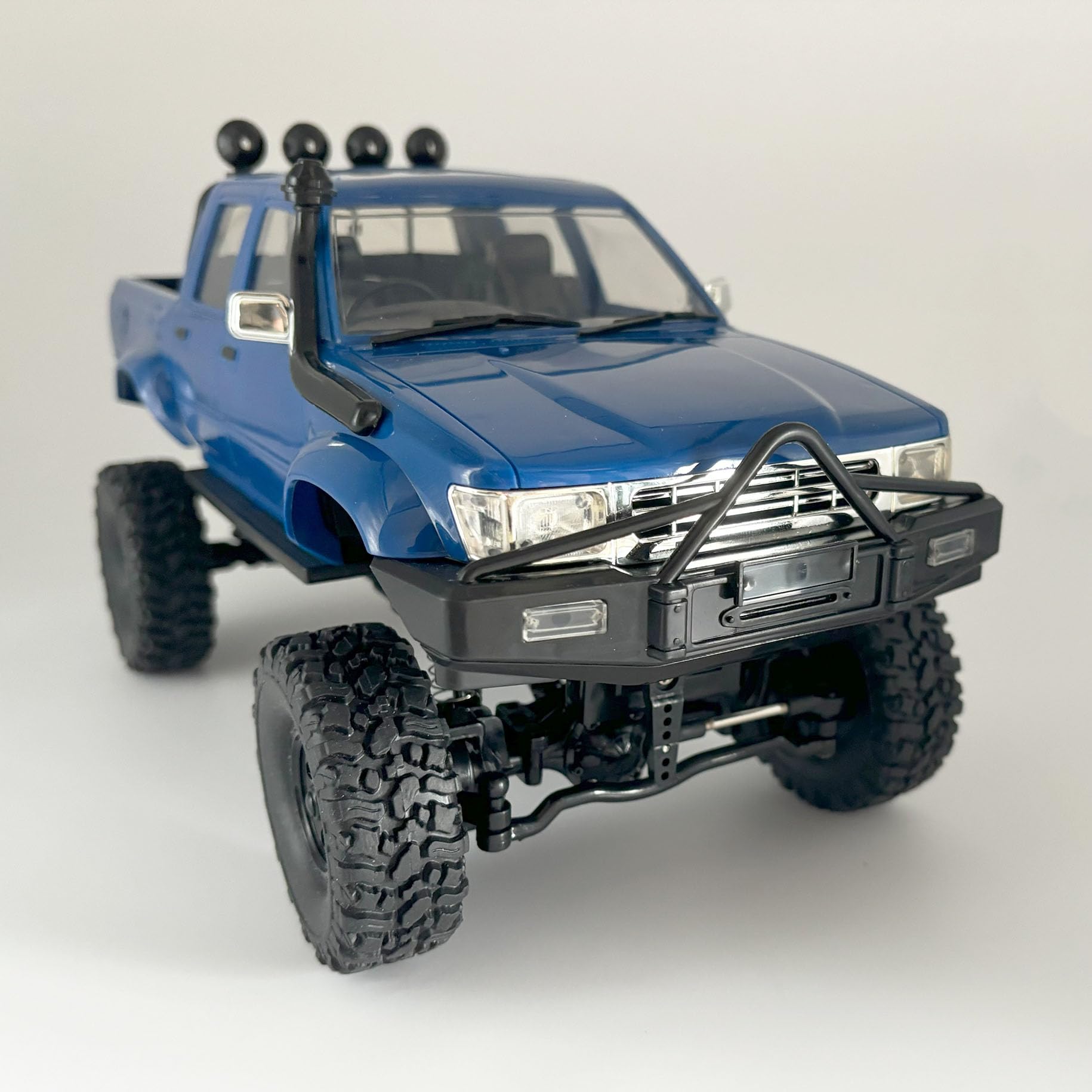 RC Rock Crawler WPL C64-1 RC Truck 4x4 1/16 RC Crawler Off Road Pickup Hobby RTR All Terrain 260 Motor Upgraded Chassis Proportional Throttle Steering 2.4GHz Axle Mounted Servo Adult