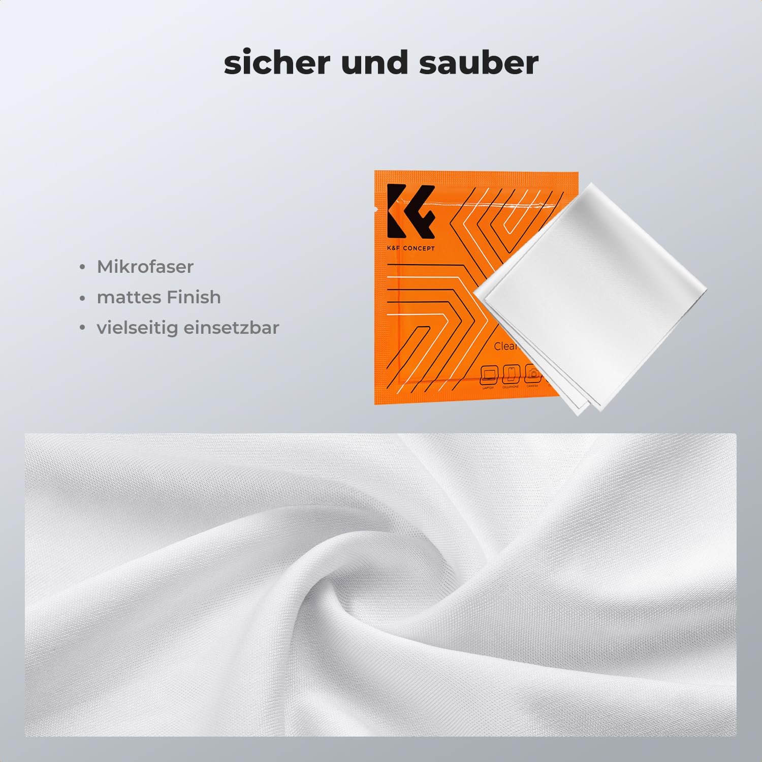 K&F CONCEPT Step Up Ring Filter-Adapterring 72-82mm,Objektiv-Adapterring für Filter aus Aluminium-Legierung in Flugzeugqualität
