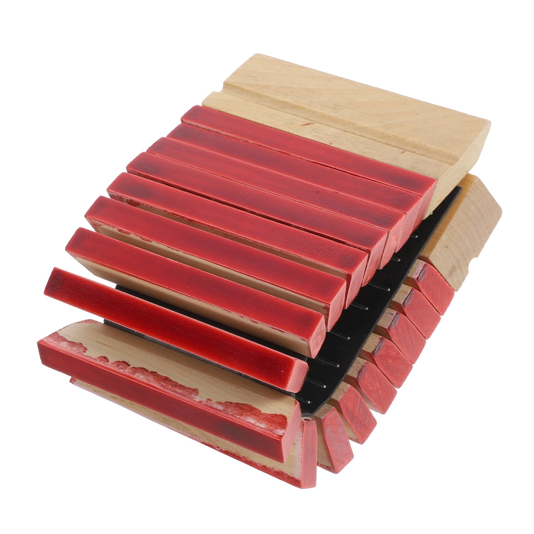 OFFSCH Wooden Xylophone Percussion Instrument for Natural Wood Music Plaything Portable Handheld Educational for Early Music Development and Classroom Use Random Color