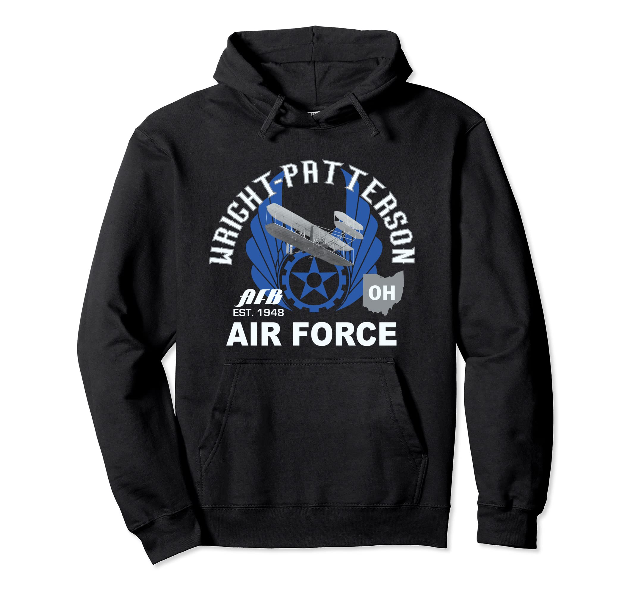 MEDALS OF AMERICA EST. 1976WRIGHT PATTERSON AFB AIR FORCE Pullover Hoodie