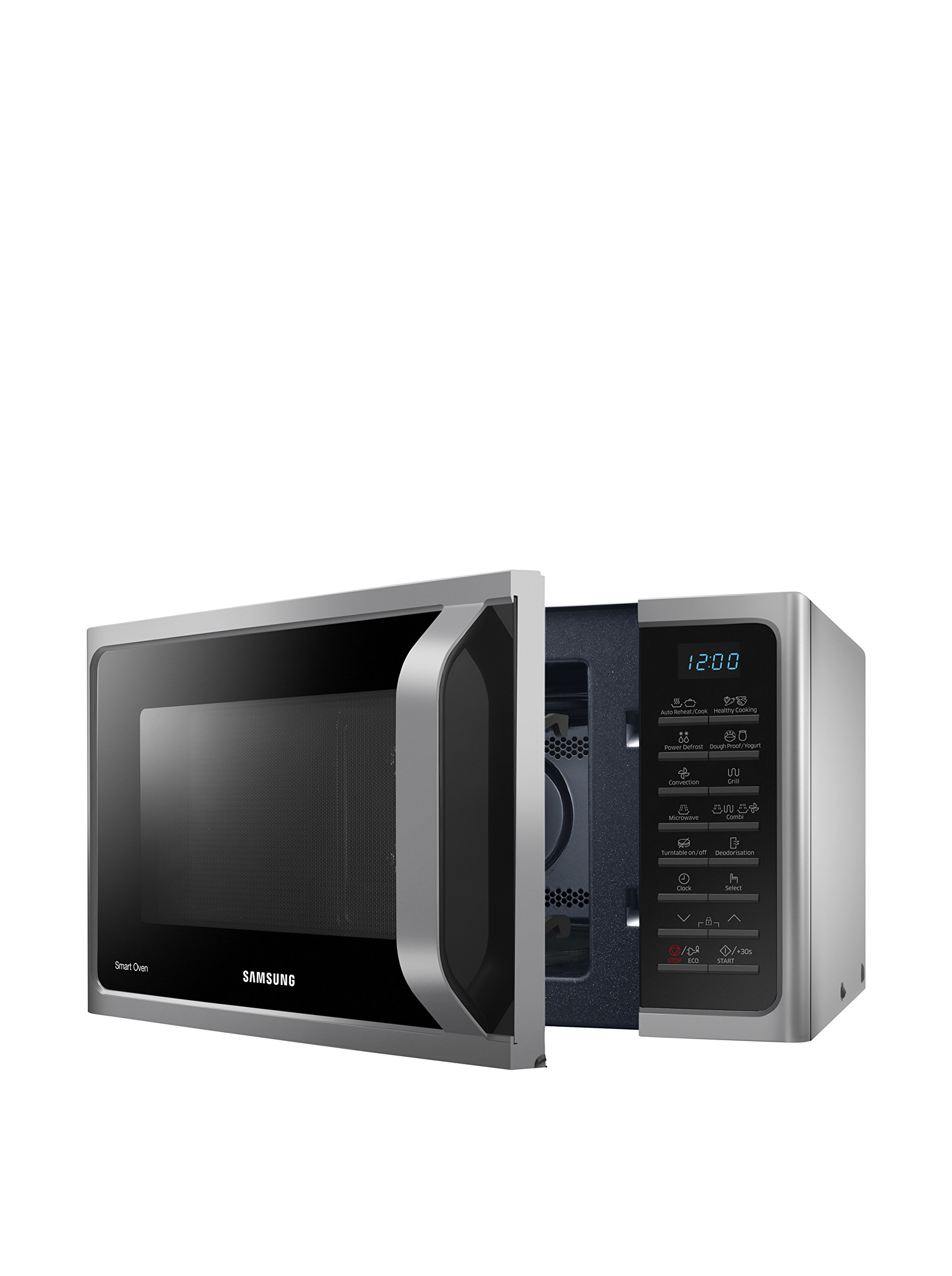 Samsung - Four à micro-ondes 900 W, grill 1500 W, 28 L argent