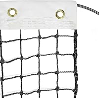 Aoneky 42' Professional Twisted Knotted Poly Tennis Net - Weatherproof Outdoor Court Replacement