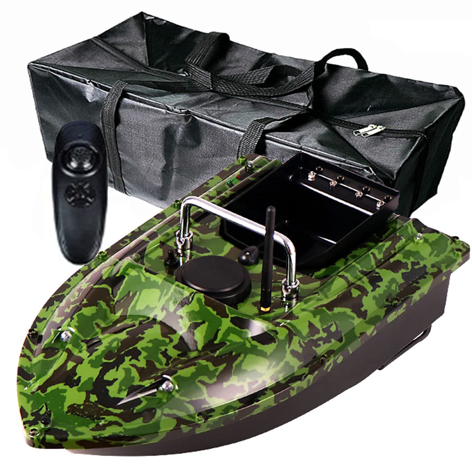 Bateau Appât FLYTEC 2 Silos – Pêche Carpe Eau Douce – Télécommandé
