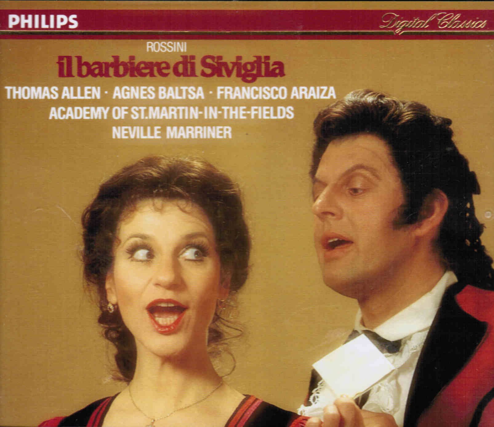 Rossini: Il Barbiere Di Sivigl [Audio CD] Burgess, Sally; ; Marriner, Sir Neville; Allen, Po